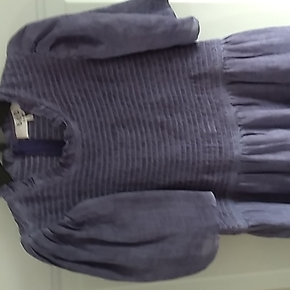 Sea New York size 4 rouched dress. Denim colour. - Picture 2 of 5